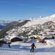 Dorf Riederalp im Winter