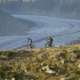 Mountainbike am Aletschgletscher