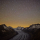 Aletschgletscher bei Nacht