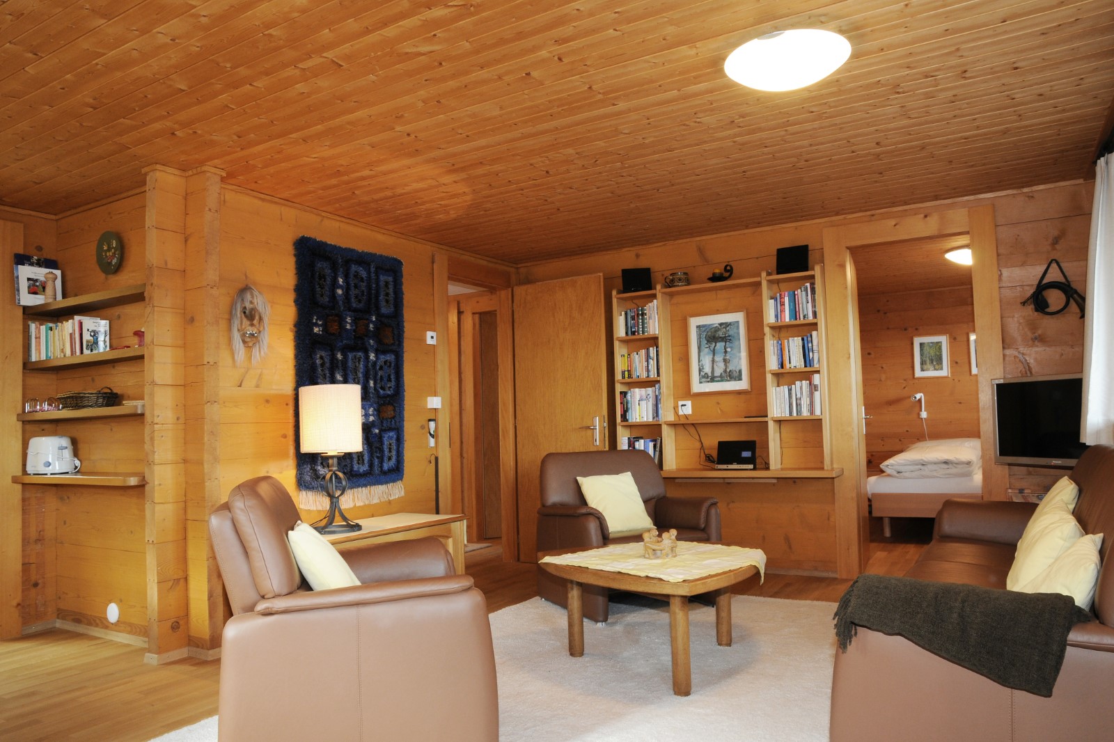 Riederalp - Wohnung Hohfluh - Wohnzimmer